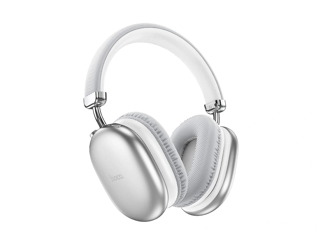 Hoco W35 Max Bluetooth Headphone - Silver in Qatar Hoco W35 Max Bluetooth Headphone - Silver in Qatar